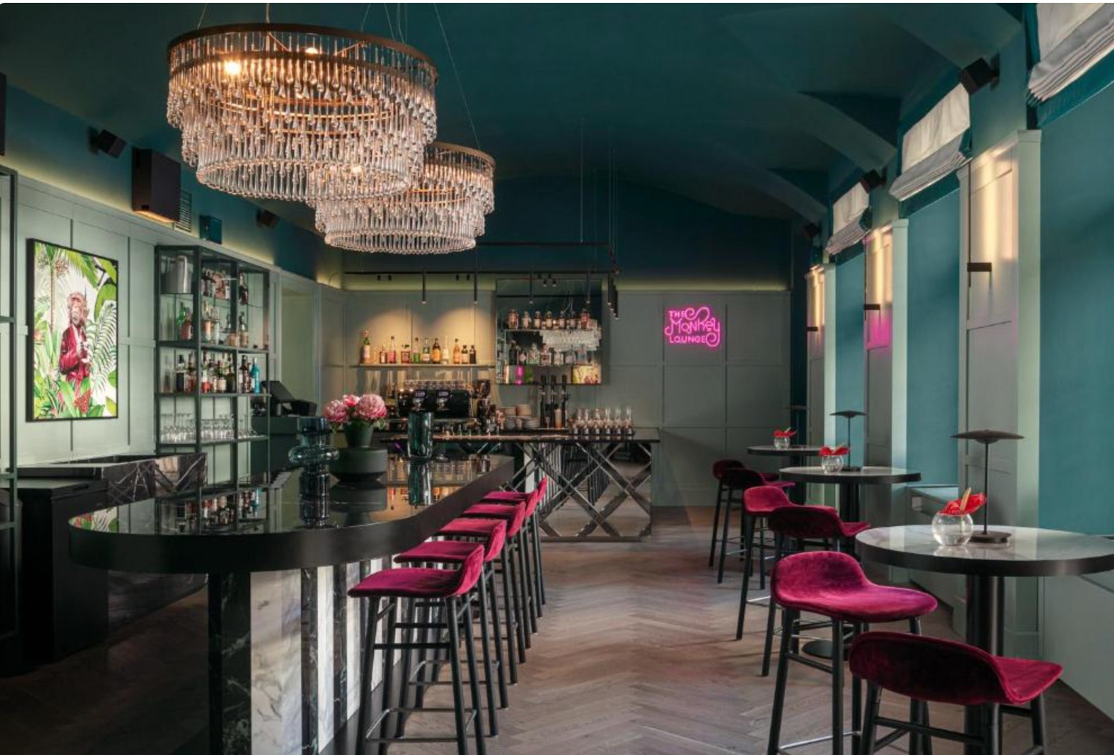 The Monkey Bar, in the building